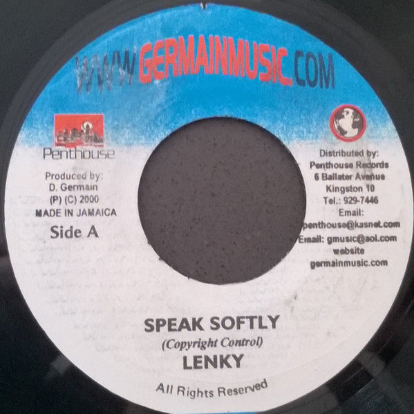Steven "Lenky" Marsden / Tanto Metro & Devonte : Speak Softly (7")