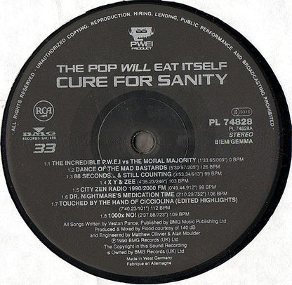 Pop Will Eat Itself : Cure For Sanity (LP, Album)