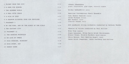 Jóhann Jóhannsson : Orphée (CD, Album)