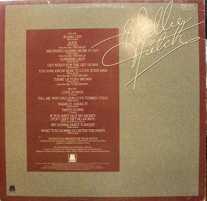 Willie Hutch : In And Out (LP, Album, Comp)