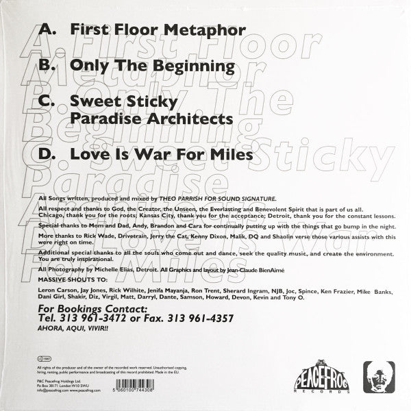 Theo Parrish : First Floor (Part 1) (2x12", Album, RP)