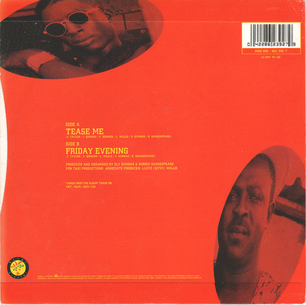 Chaka Demus & Pliers : Tease Me (7", Single, Sil)