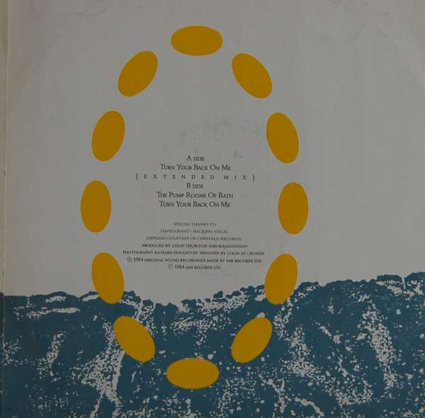 Kajagoogoo : Turn Your Back On Me (Extended Mix) (12", Single)