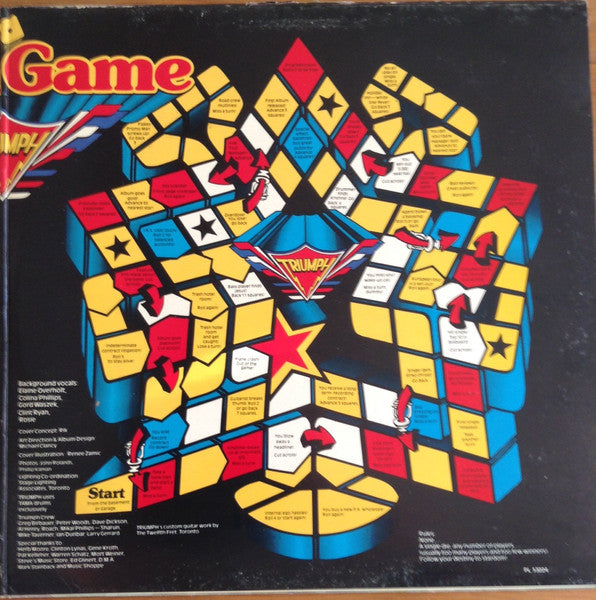 Triumph (2) : Just A Game (LP, Album, Gat)