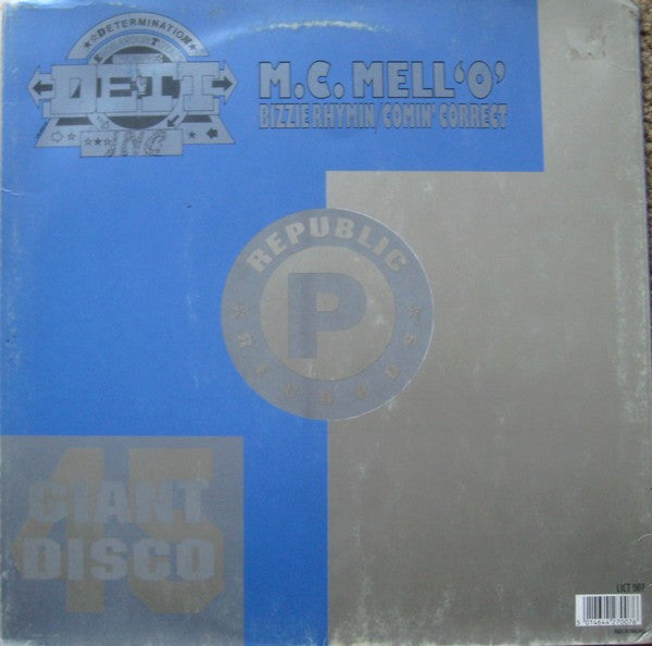 MC Mell'O' : Comin' Correct / Wize  (12")