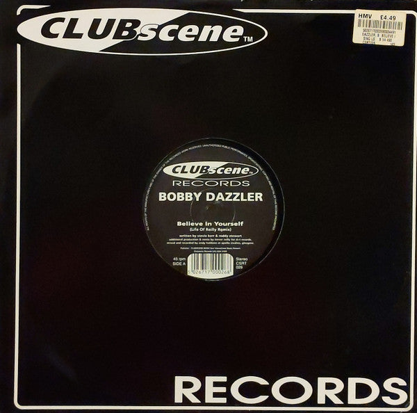 Bobby Dazzler : Believe In Yourself (12", Single)