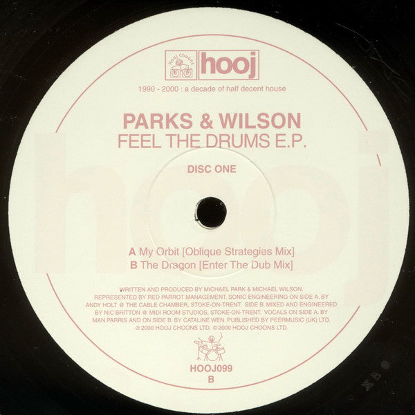 Parks & Wilson : Feel The Drums E.P. (12", EP, 1/2)