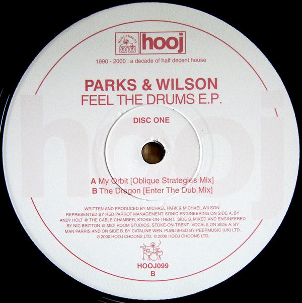 Parks & Wilson : Feel The Drums E.P. (12", EP, 1/2)