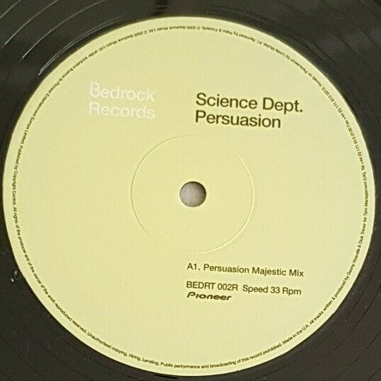 Science Department : Persuasion / Repercussion (12")