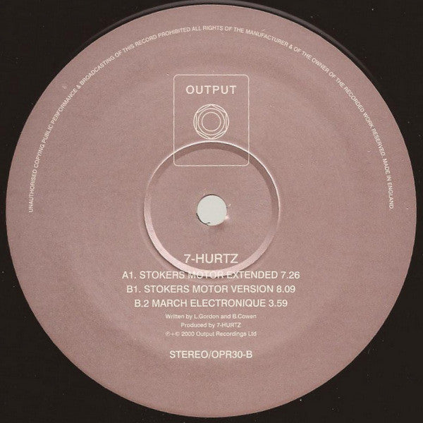 7 Hurtz : Stokers Motor (12", Single)