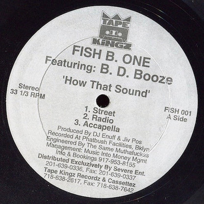 Fish B. One : How That Sound / Get It On (12")