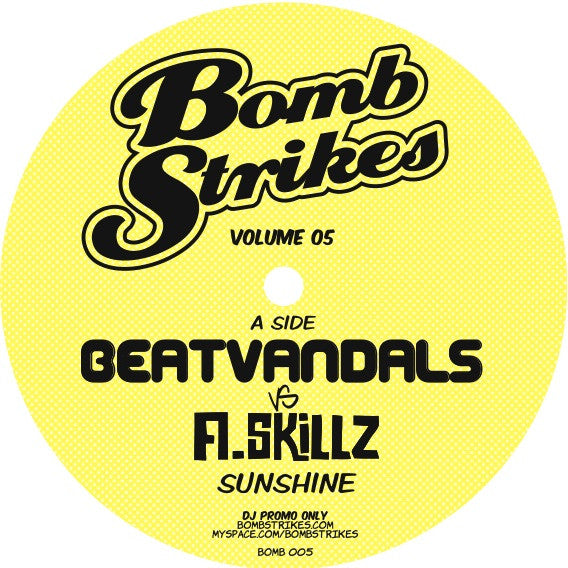 Beatvandals vs. A Skillz : Bomb Strikes Volume 05 (12", Unofficial)
