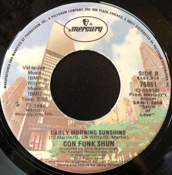 Con Funk Shun : Got To Be Enough (7", Gol)