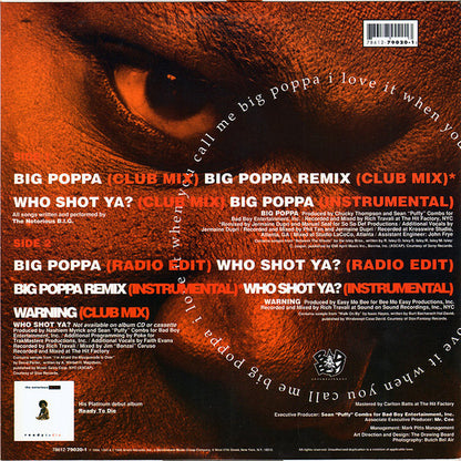 Notorious B.I.G. : Big Poppa (Remix) (12")