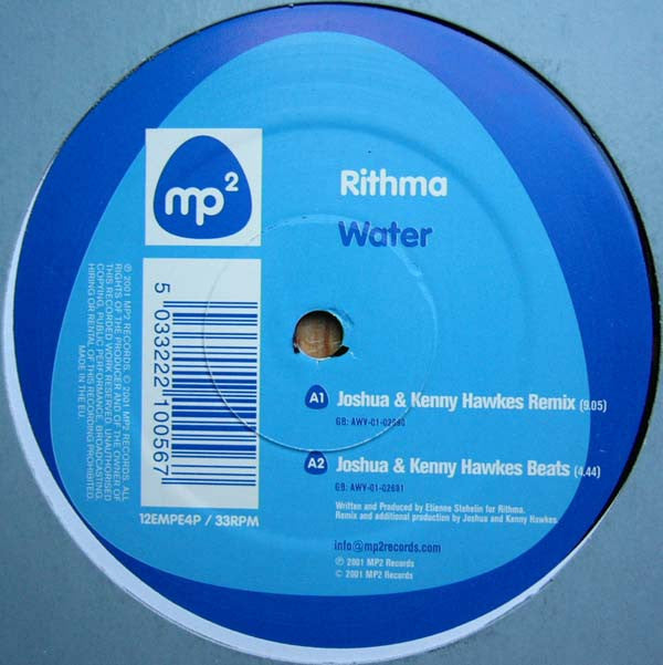 Rithma : Water (12")