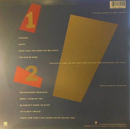 Janet Jackson : Control (LP, Album, RE, R -)