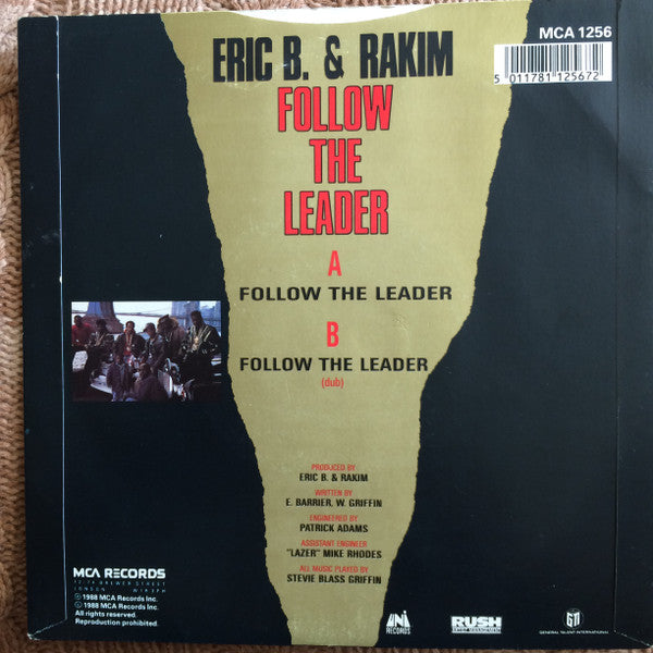 Eric B. & Rakim : Follow The Leader (7", Single, Sil)