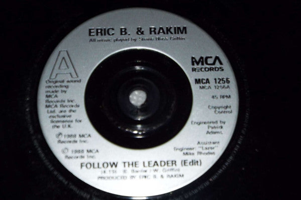 Eric B. & Rakim : Follow The Leader (7", Single, Sil)