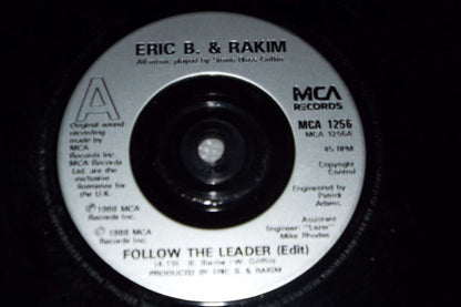 Eric B. & Rakim : Follow The Leader (7", Single, Sil)