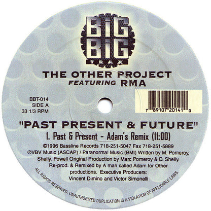 The Other Project Featuring RMA : Past Present & Future (12")