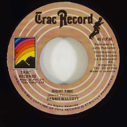 Dennis Walcott : Right Time (7")