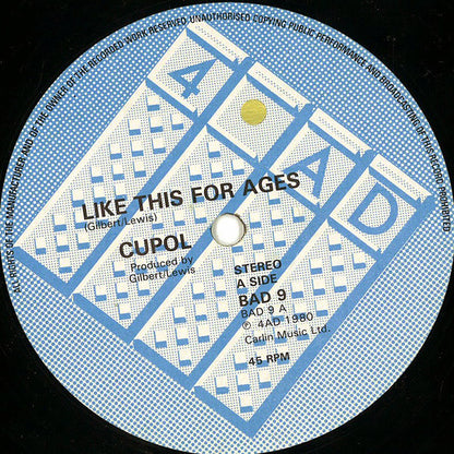 Cupol : Like This For Ages (12")