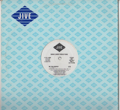 Boogie Down Productions : Ya Slippin' / My Philosophy (12", Promo)