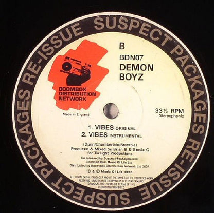 Demon Boyz : Vibes (12")