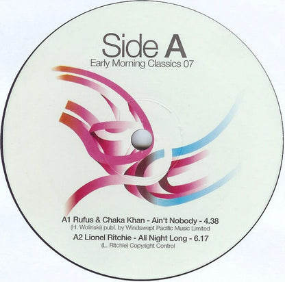 Various : Club Culture Club - Vinyl Early Morning Classics 07 Out Of 09 (12", Comp)