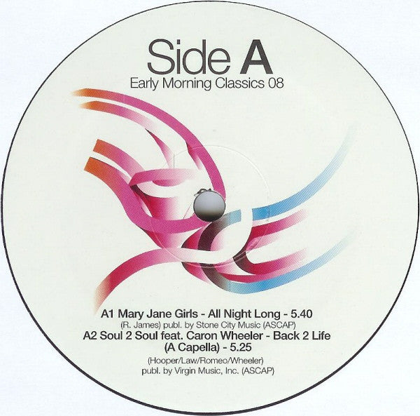 Various : Club Culture Club - Vinyl Early Morning Classics 08 Out Of 09 (12", Comp)