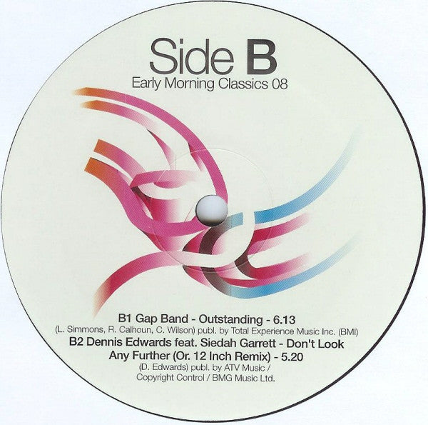 Various : Club Culture Club - Vinyl Early Morning Classics 08 Out Of 09 (12", Comp)