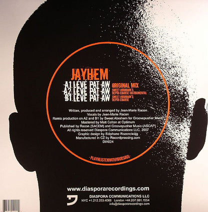 Jayhem : Lévé Pat Aw (12")