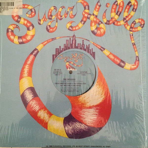 Grand Master Flash & The Furious Five* Feat.: Melle Mel & Duke Bootee : The Message (12", RP)
