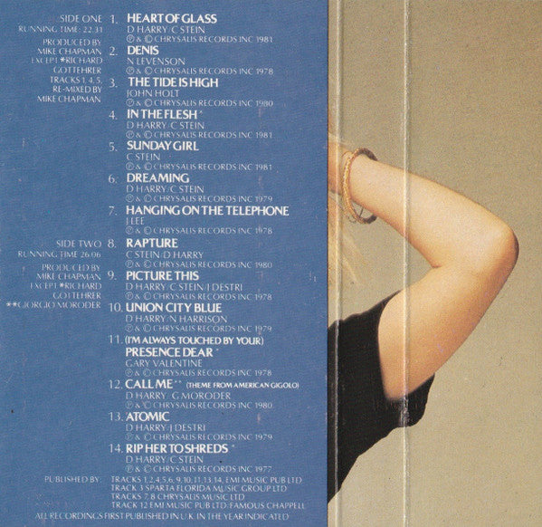 Blondie : The Best Of Blondie (Cass, Comp, Whi)