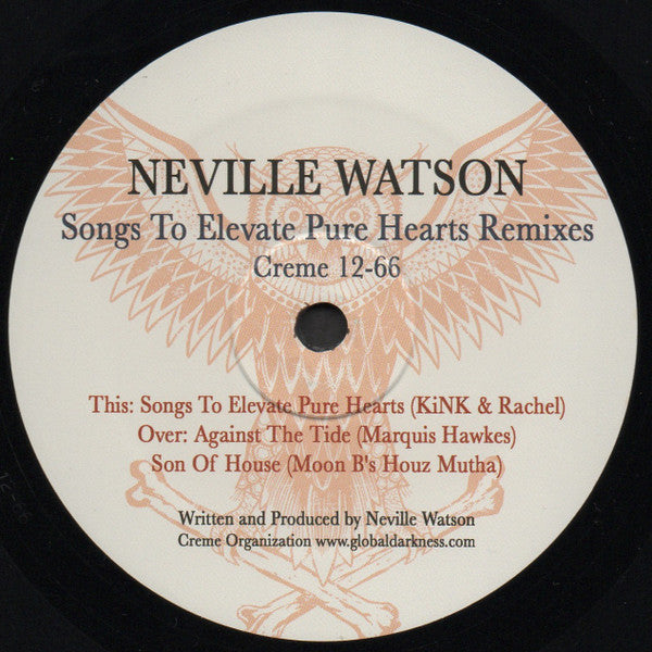 Neville Watson : Songs To Elevate Pure Hearts Remixes (12", Ltd, RP)