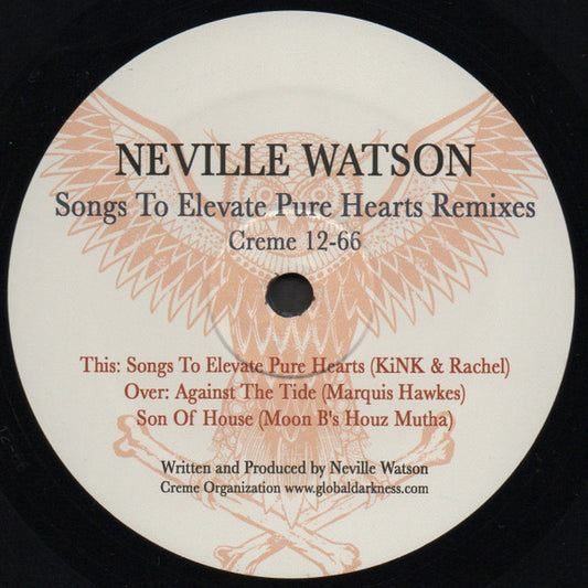 Neville Watson : Songs To Elevate Pure Hearts Remixes (12", Ltd, RP)
