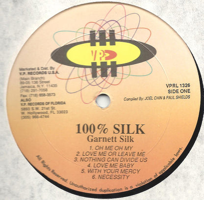 Garnett Silk : 100% Silk (LP, Comp)