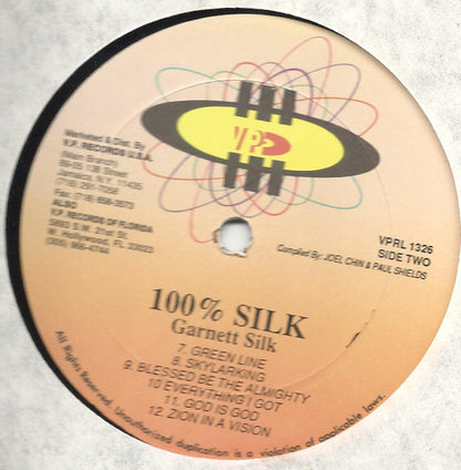 Garnett Silk : 100% Silk (LP, Comp)
