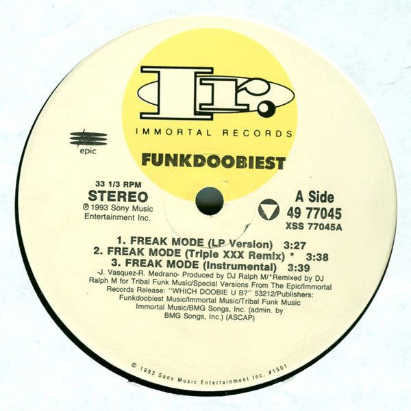 Funkdoobiest : The Funkiest / Freak Mode (12")