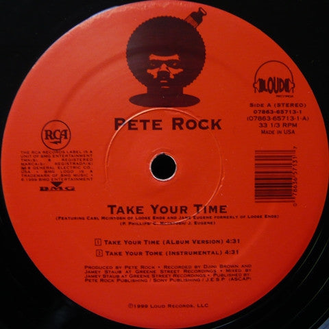 Pete Rock : Take Your Time (12")