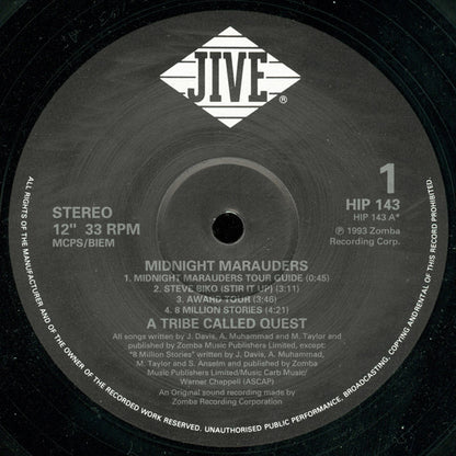 A Tribe Called Quest : Midnight Marauders (2xLP, Album)