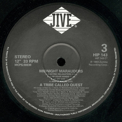 A Tribe Called Quest : Midnight Marauders (2xLP, Album)