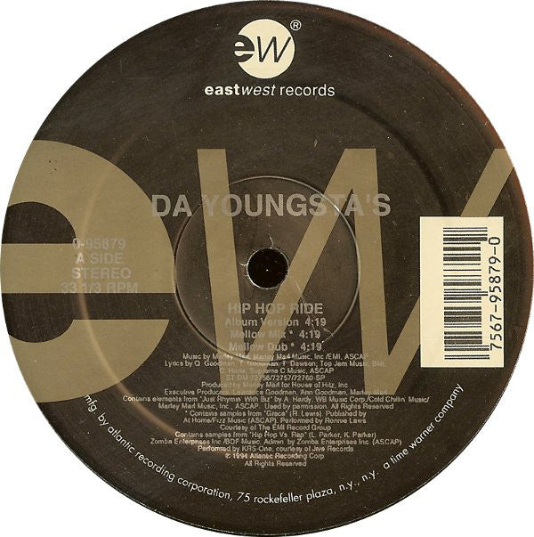 Da Youngsta's : Hip Hop Ride / No Mercy (12")