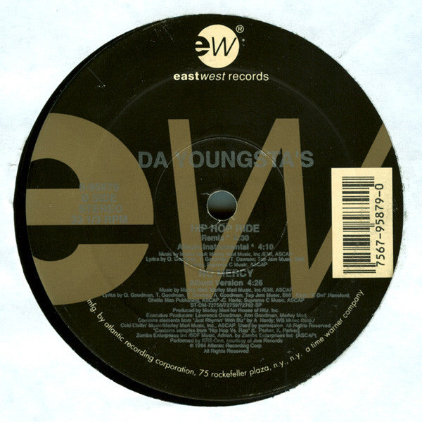 Da Youngsta's : Hip Hop Ride / No Mercy (12")