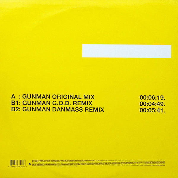 187 Lockdown : Gunman (12")