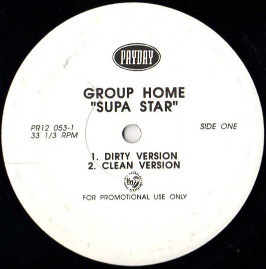 Group Home : Supa Star (12", Promo)