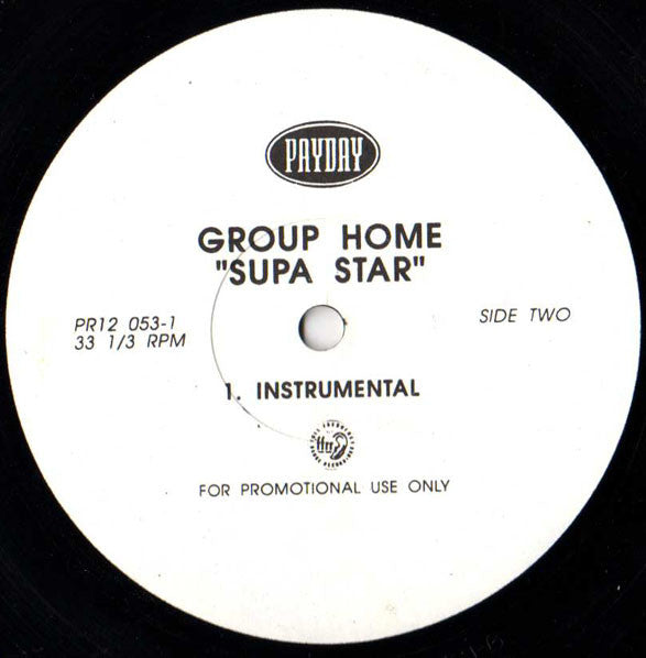 Group Home : Supa Star (12", Promo)