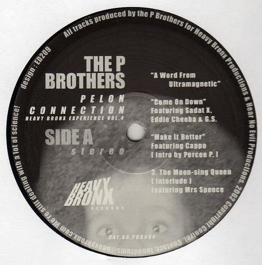 The P Brothers* : Heavy Bronx Experience Volume 4: Pelon Connection (12")