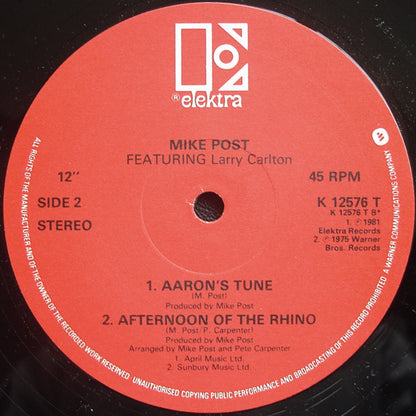 Mike Post Featuring Larry Carlton : The Theme From Hill Street Blues (12")