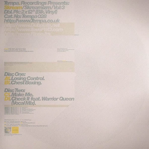 Skream : Skreamizm Vol: 3 (2x12")